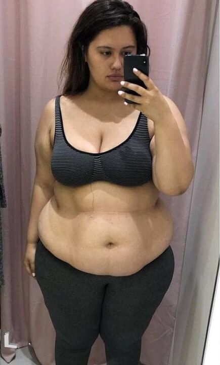 لقد كرهت جسدي بسبب زيادة الوزن.